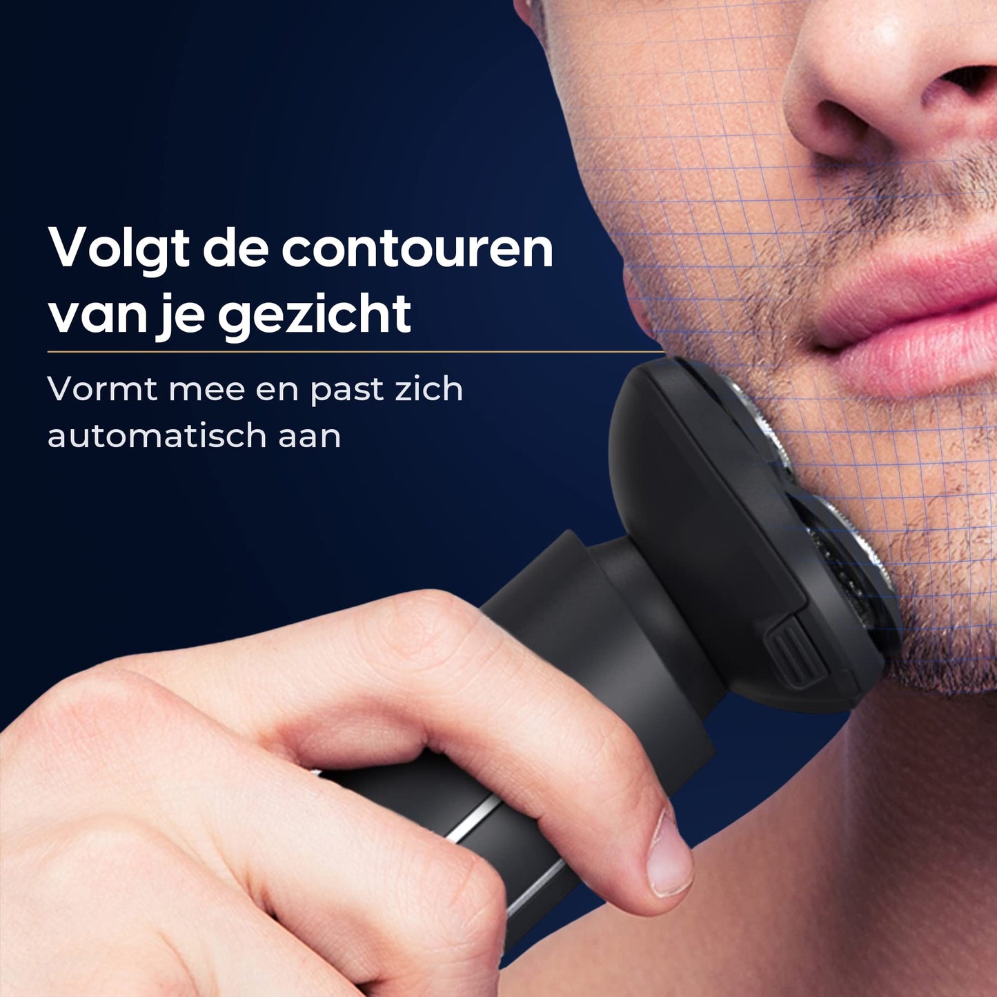 Mancraft 3 in 1 Scheerapparaat Mannen - Met Reisetui en Oplaadstation - Neus en Trimmer Opzetstuk