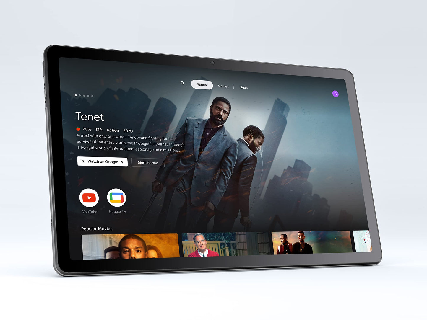 Lenovo Tab M10 Plus, 10,6 inch (2000 x 1200, WideView, Touch) Tablet-PC (Octa-Core, 4GB RAM, 64GB UFS, WLAN, Android 12), grijs