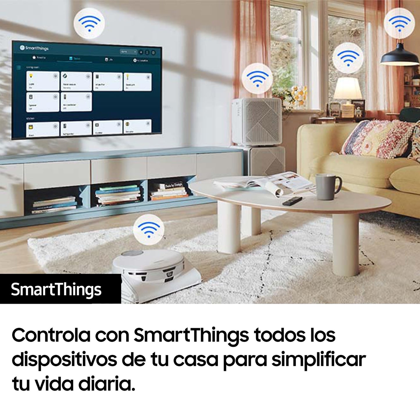 Samsung Crystal UHD 4K TV 2024 50CU7095 50 inch Smart TV met PurColor, Crystal UHD-processor, SmartThings, contrastverhoging met HDR10+ en Tizen Smart TV