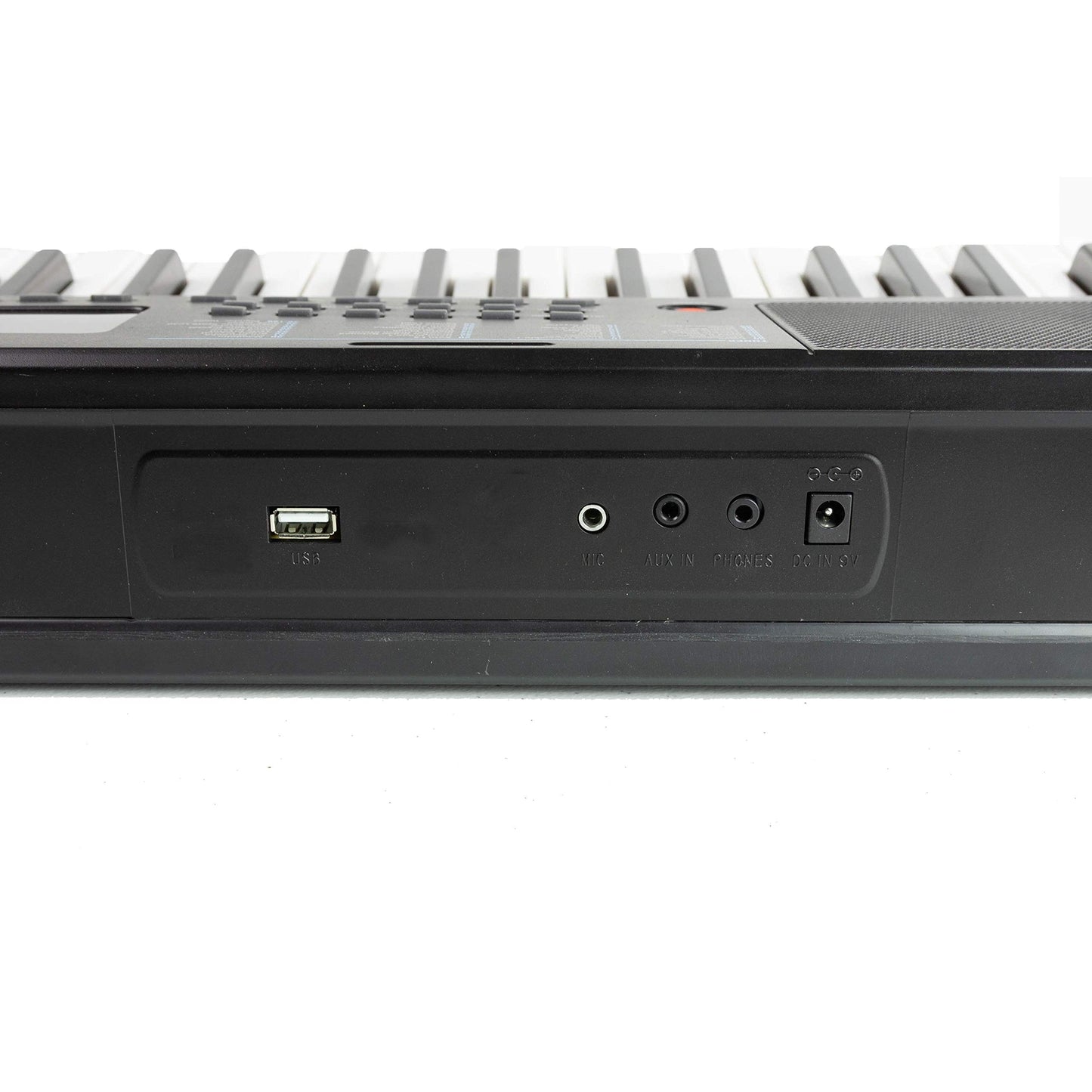 RockJam RJ361 61 Key Keyboard Piano met bladmuziekstandaard Piano Note Sticker Voeding en gewoon pianotoepassing, Zwart