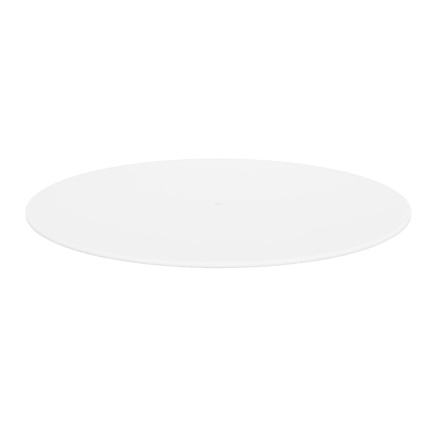 Acryl Draaitafelmat, Vervangende Acryl Platenschotel Slipmat voor 12 Inch Platenspeler, Antistatische Slipmat, Universele Draaitafel Slipmat (Helder wit)