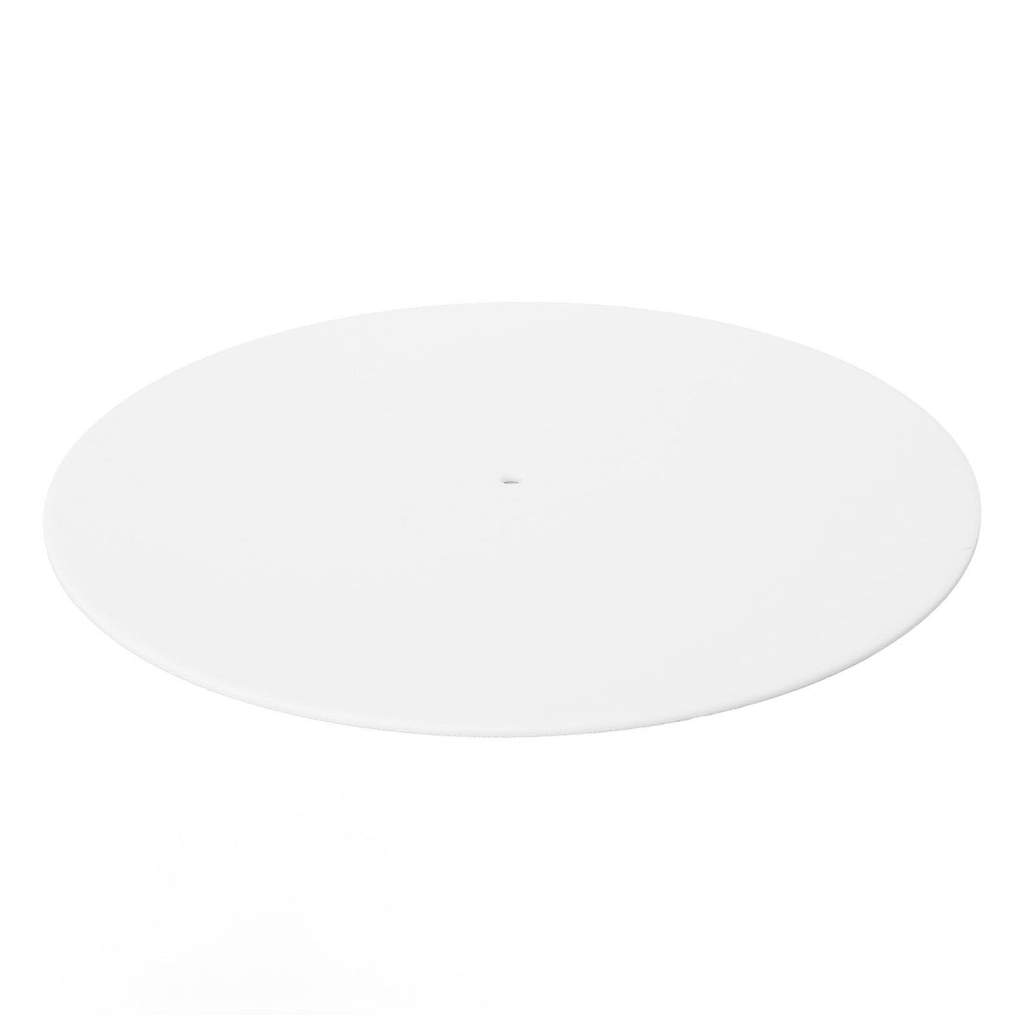 Acryl Draaitafelmat, Vervangende Acryl Platenschotel Slipmat voor 12 Inch Platenspeler, Antistatische Slipmat, Universele Draaitafel Slipmat (Helder wit)