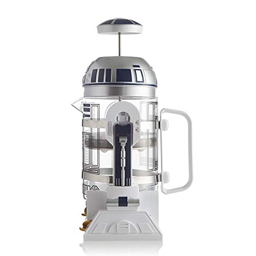 Draagbare espressomachine, hand koffiemachine, mini roestvrijstalen filter koffiemachine, kleine reis koffiemachine, ideaal voor campagnewandelkantoren (24cm/9in)