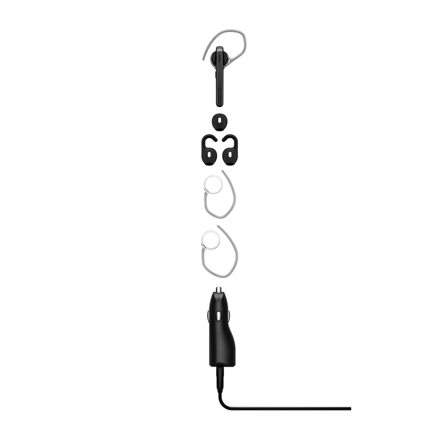 Jabra Talk 45 mono in-ear headset, draadloos telefoneren, podcasts en muziek beluisteren of de GPS opvragen, zwart