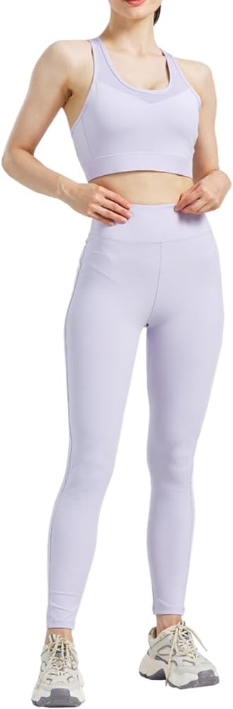 DJKTTMKW Activewear-sets voor dames, 5-delige trainingssets voor dames, gymkleding, oefening, fitness, joggingbroek, tennis, sportoutfits, yogapak, trainingspakken voor dames, volledige set joggingpak