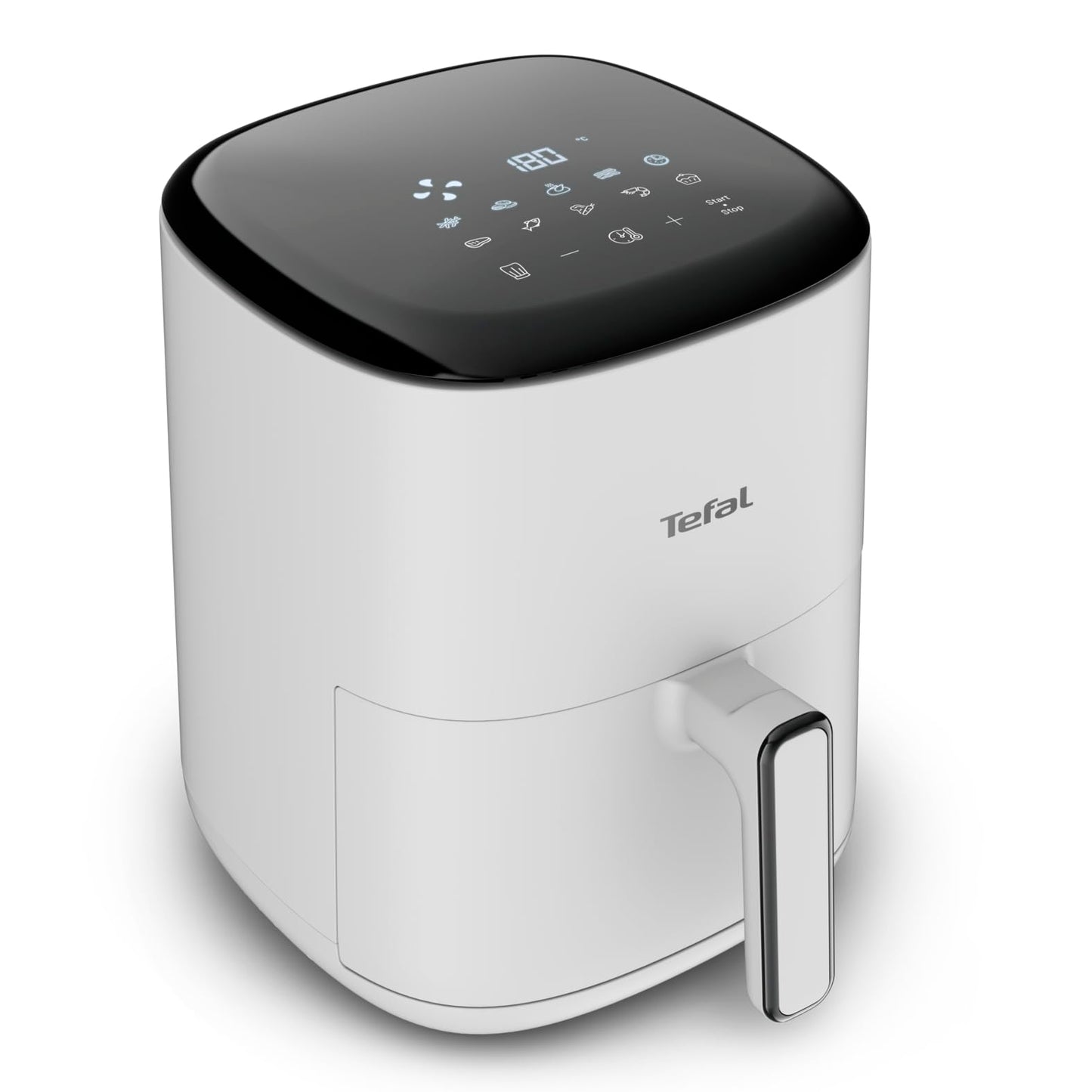 Tefal EY145A Easy Fry Compact heteluchtfriteuse 3 L, 3 liter inhoud, voor 1 tot 4 personen,tijd- en energiebesparend, digitaal bedieningspaneel, 10 automatische bereidingswijzen