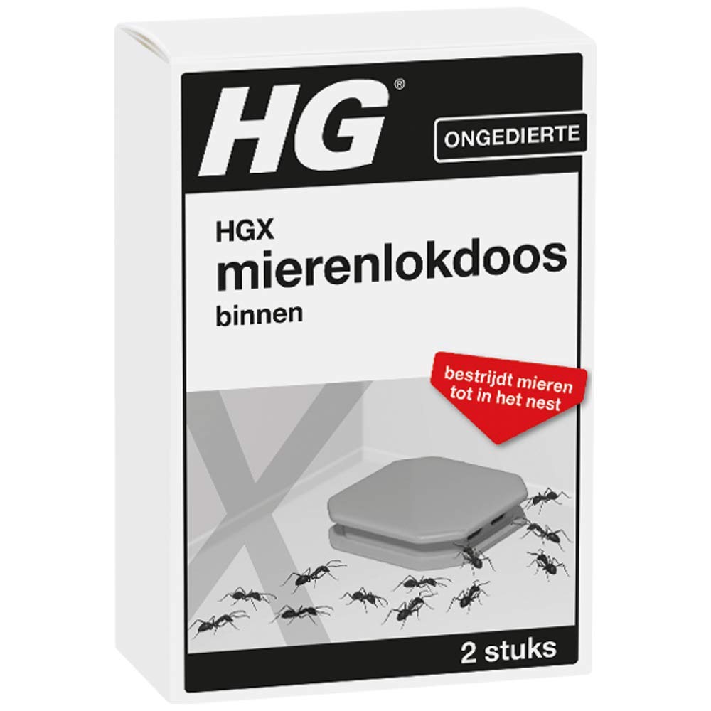 HG lokdoos tegen mieren lokdoos mieren, Wit, 2stuks