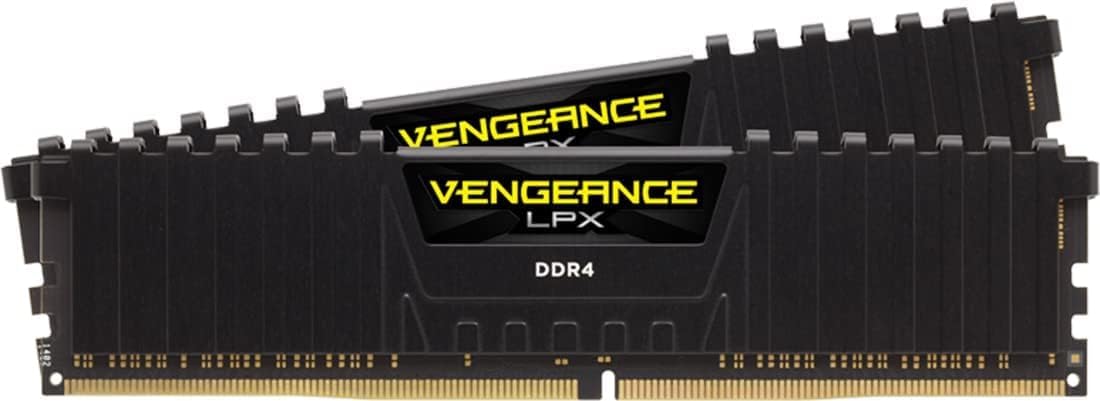 Corsair Vengeance LPX 16GB (2x8GB) DDR4 3200MHz C16 XMP 2.0 High Performance Desktop Memory Kit, Black