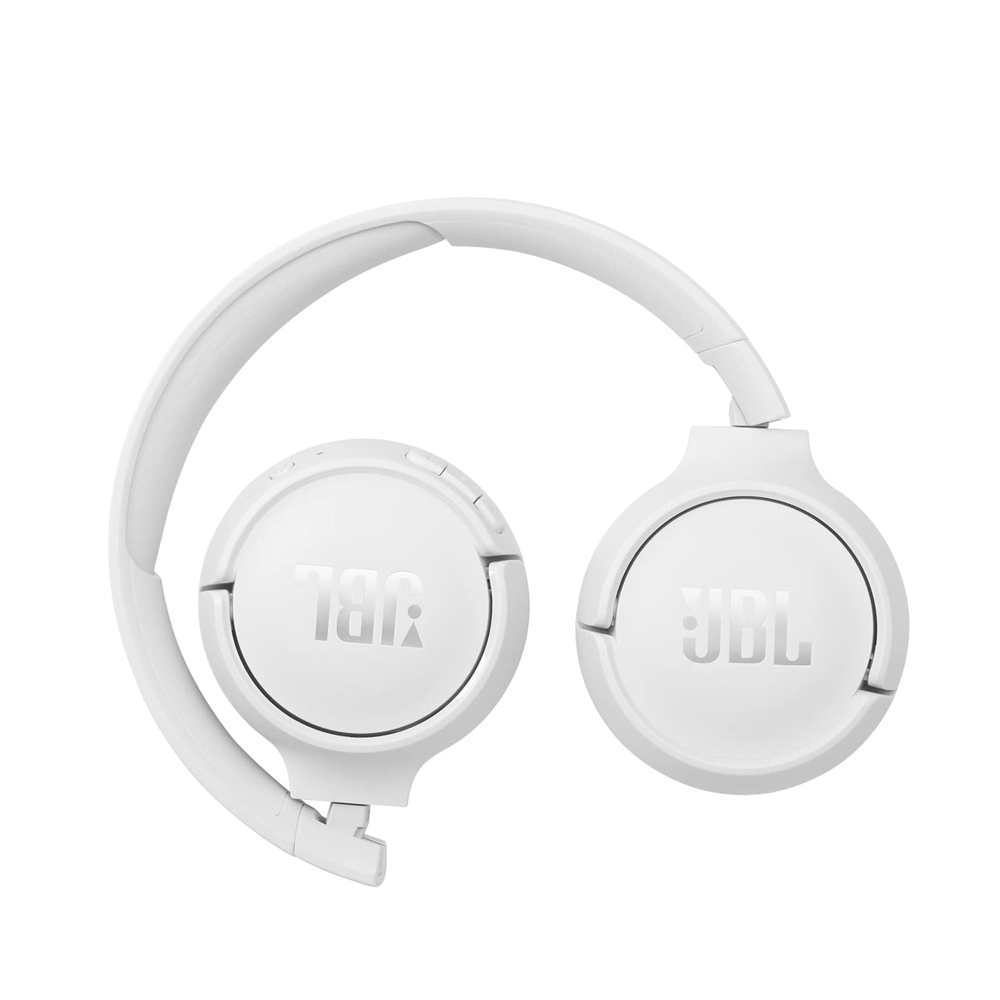 JBL Tune510 draadloze Bluetooth--koptelefoon over het oor met zuiver basgeluid, headset met afstandsbediening en ingebouwde microfoon, in wit