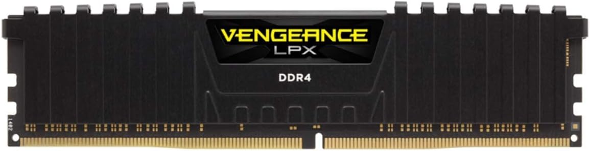 Corsair Vengeance LPX 32 GB (2 x 16 GB) DDR4 3600 (PC4-28800), werkgeheugen AMD C18, 1,35 V, zwart