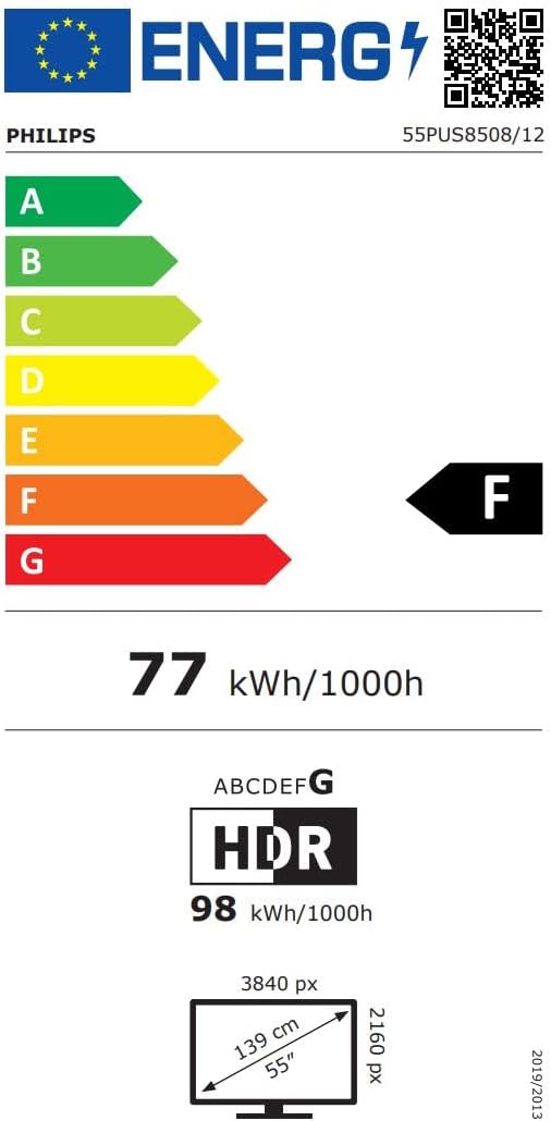 Philips 55PUS8508-55 inch (140 cm) - LED - 2023