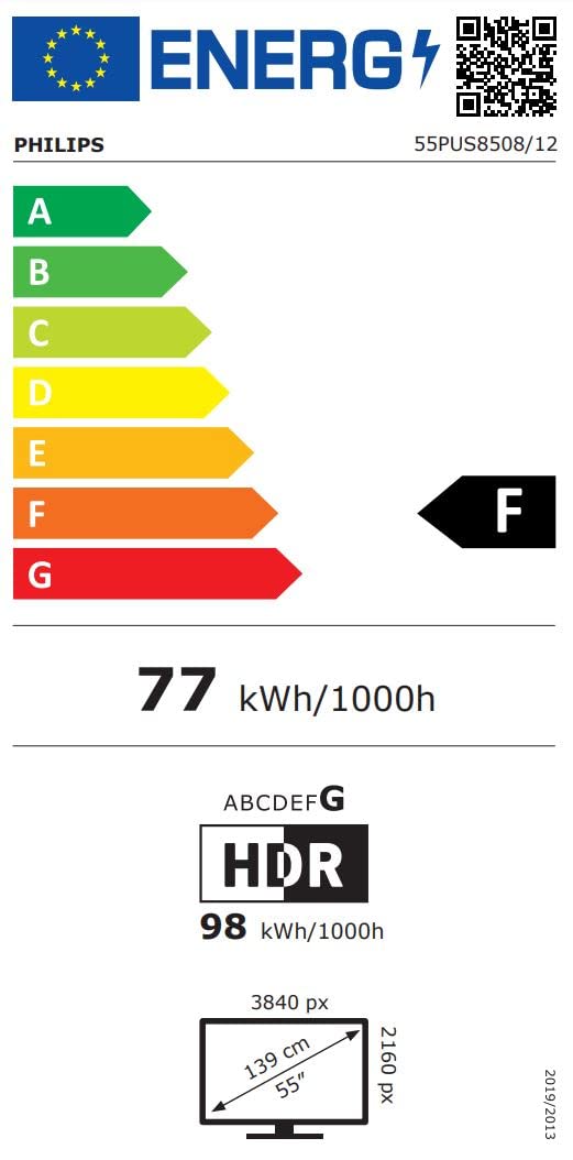 Philips 55PUS8508-55 inch (140 cm) - LED - 2023