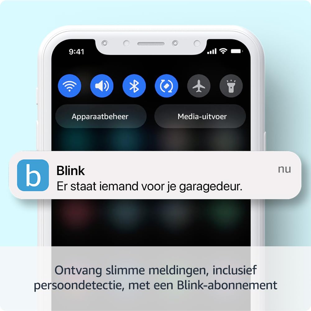 Nieuwe Blink Mini 2 — Slimme beveiligingscamera met stekkeraansluiting, HD-nachtzicht in kleur, ingebouwde spotlight, intercomfunctie, bewegingsdetectie, werkt met Alexa (wit)