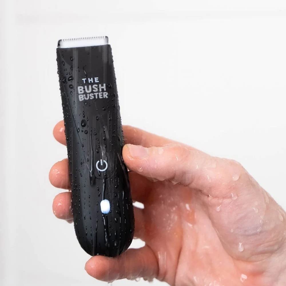 Balzy BushBuster 3.0 Heren Lichaam Trimmer - Bodygroomer voor onder de Douche - Draadloos - Zwart