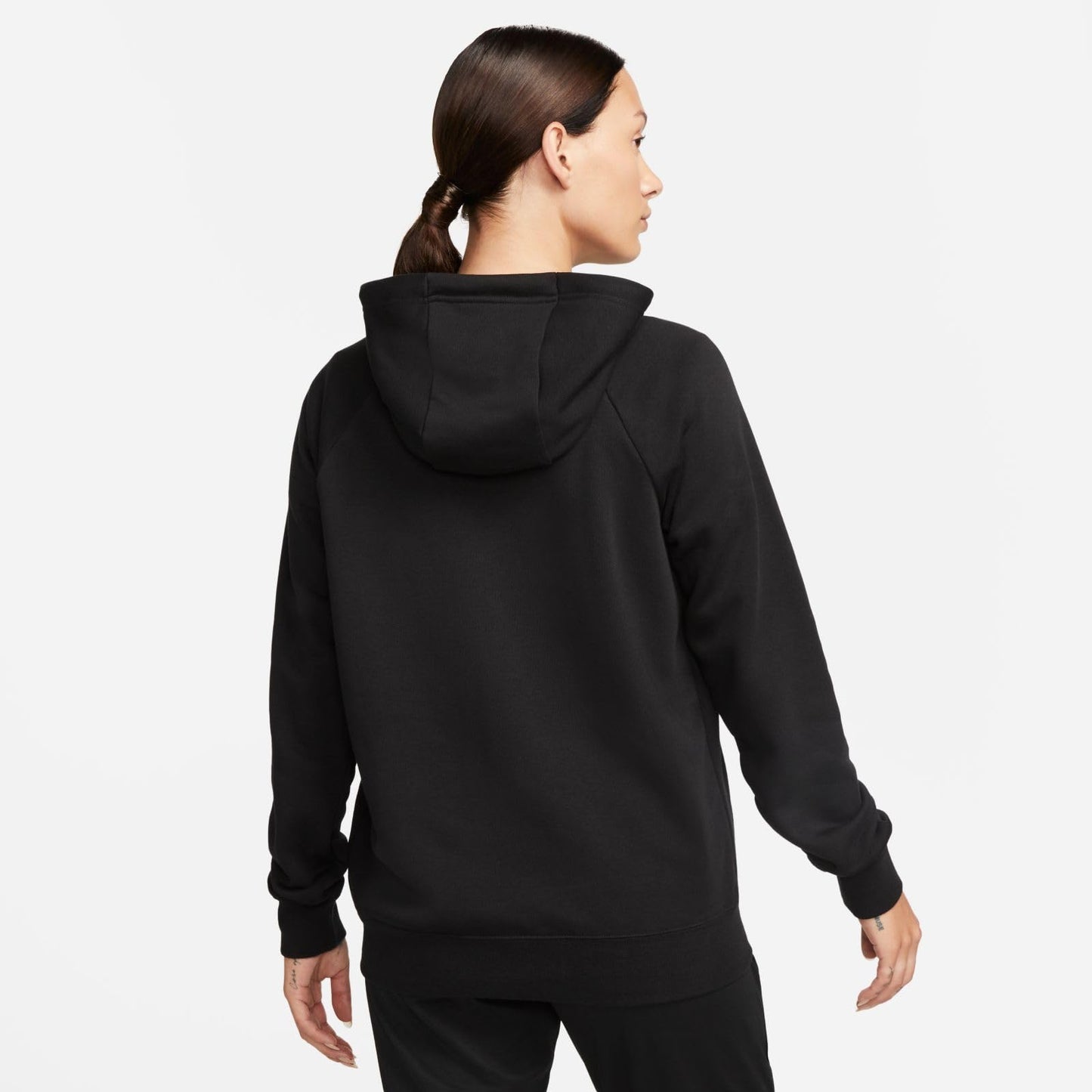 Nike Dames Sweater Met Capuchon W Nk Flc Park20 Fz Hoodie, Zwart/Wit/Wit, CW6955-010, XS