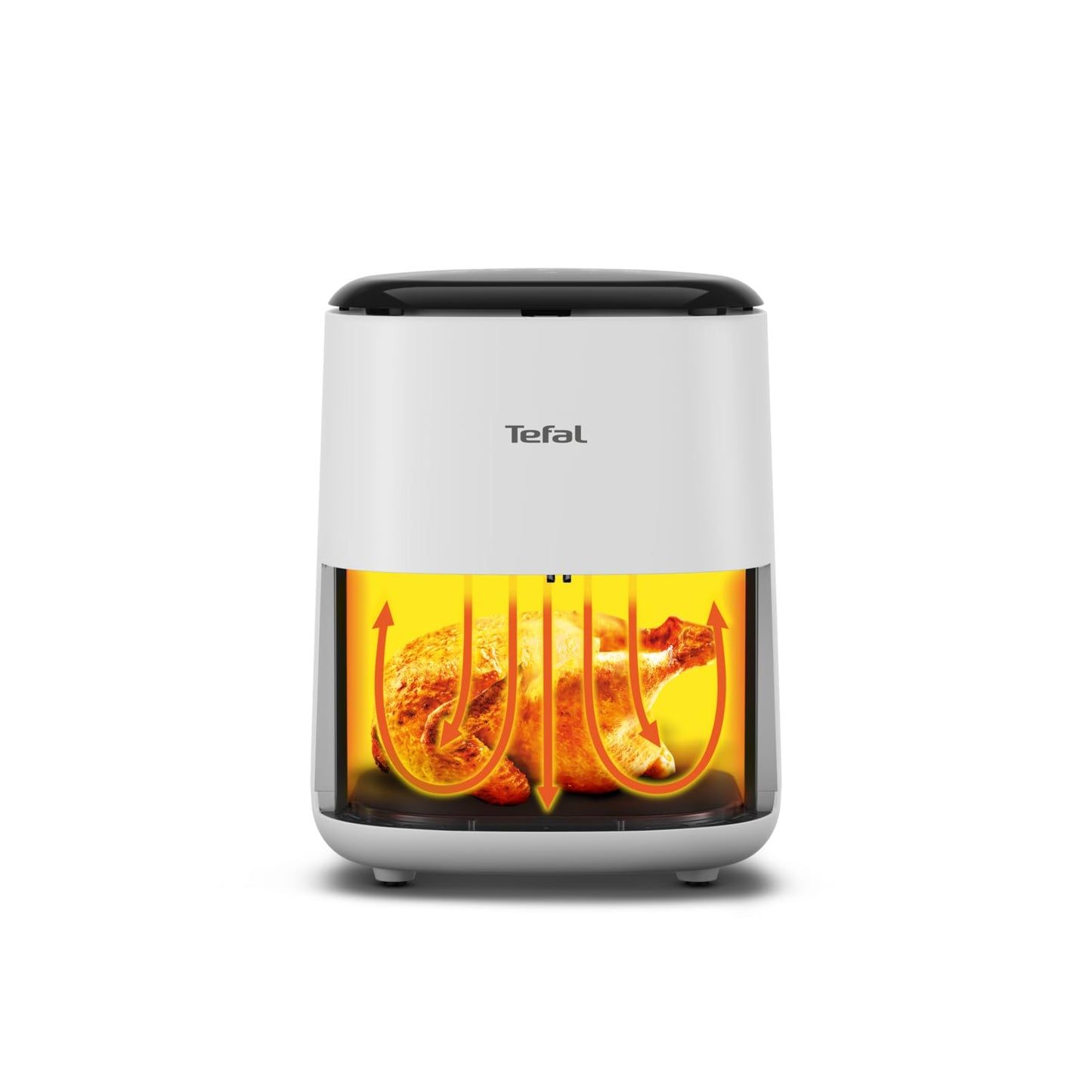 Tefal EY145A Easy Fry Compact heteluchtfriteuse 3 L, 3 liter inhoud, voor 1 tot 4 personen,tijd- en energiebesparend, digitaal bedieningspaneel, 10 automatische bereidingswijzen