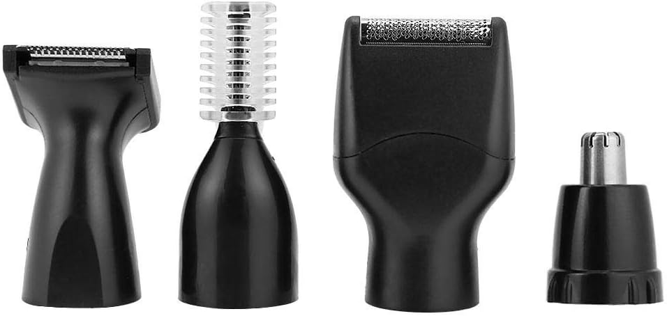 4-in-1 Neushaartrimmer - Oorbaardhaar Wenkbrauwtrimmerset Draagbare Elektrisch Scheren Oor- en Neushaartrimmer Clipper Waterdicht Wenkbrauw- en Gezichtshaartrimmer voor Mannen Vrouwen