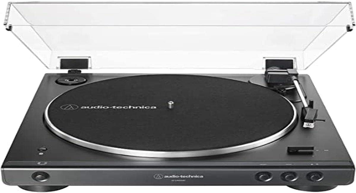 Audio-Technica LP60XBTBK Volautomatische Draadloze Snaaraangedreven Stereo Platenspele Zwart