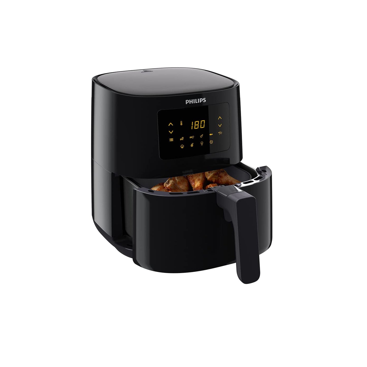 Philips Airfryer 3000 Series L, 4.1L (0.8Kg), 13-in-1 Airfryer, 90% Minder Vet Met Rapid Air-technologie, Digitaal, Recepten-app (HD9252/90)