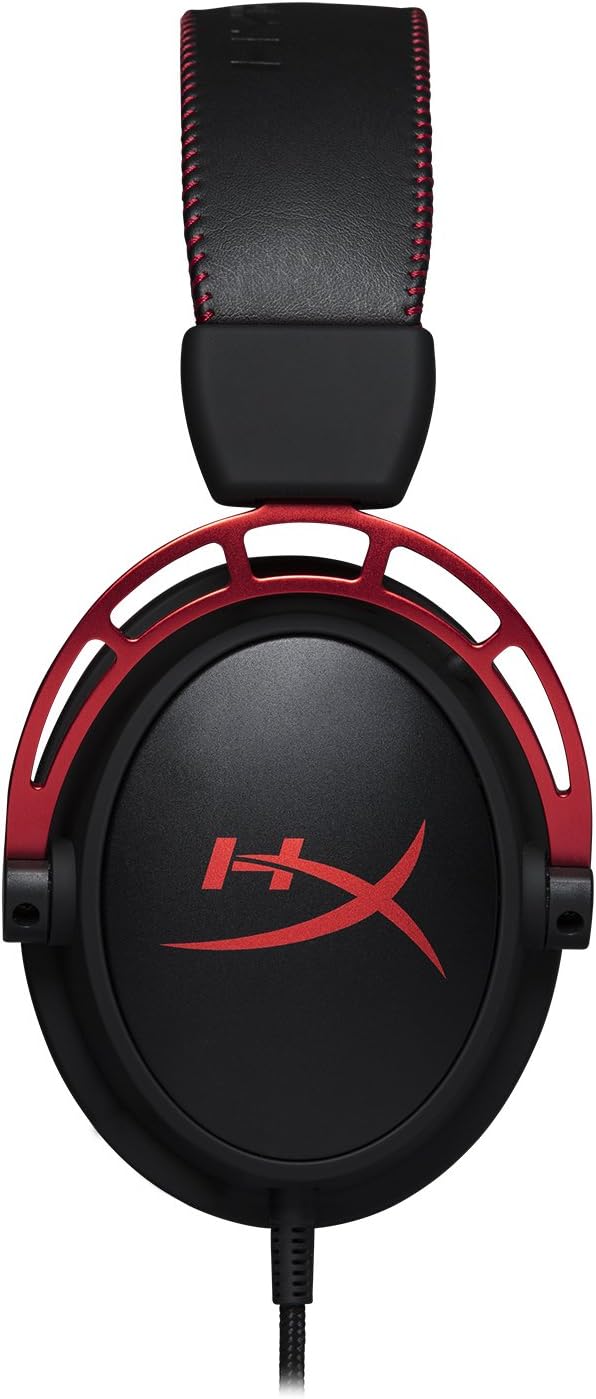 HyperX HX-HSCA-RD Cloud Alpha Gaming Headset met geïntegreerde audiobediening, compatibel met pc, PS5, PS4, Xbox One, Xbox Series X|S