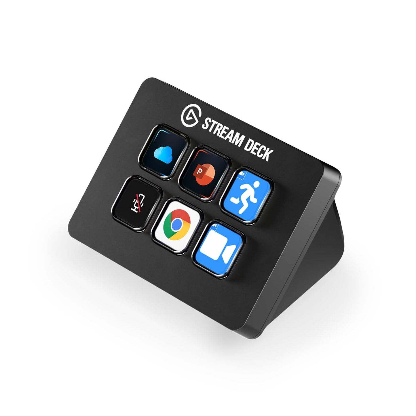 Elgato Stream Deck Mini – Bedien Zoom, Teams, PowerPoint, MS Office en meer, Boost productiviteit met naadloze integratie voor dagelijkse apps, Stel eenvoudig sneltoetsen in, Compatibel met Mac en pc