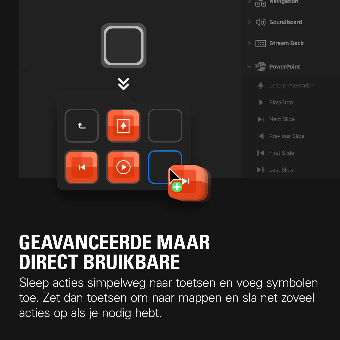 Elgato Stream Deck Mini – Bedien Zoom, Teams, PowerPoint, MS Office en meer, Boost productiviteit met naadloze integratie voor dagelijkse apps, Stel eenvoudig sneltoetsen in, Compatibel met Mac en pc