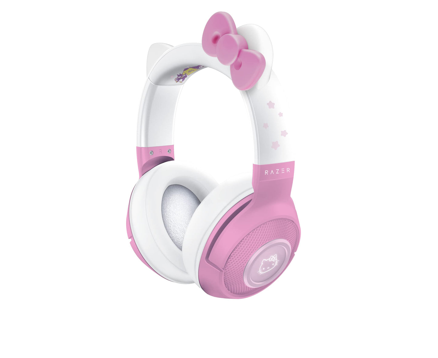 Razer Kraken BT Kitty Edition - Bluetooth draadloze gamingheadset (de draadloze Cat-Ear-headsets, Chroma RGB-verlichting, interne beamforming-microfoon, 40mm driver) Hello Kitty Ed