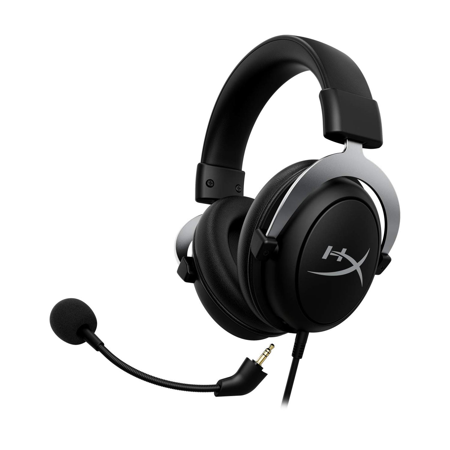 HyperX CloudX Officieel gelicentieerde Xbox-headset, compatibel met Xbox One en Xbox Series X|S, geheugenschuim, afneembare microfoon met ruisonderdrukking,Eén maat,Zwart