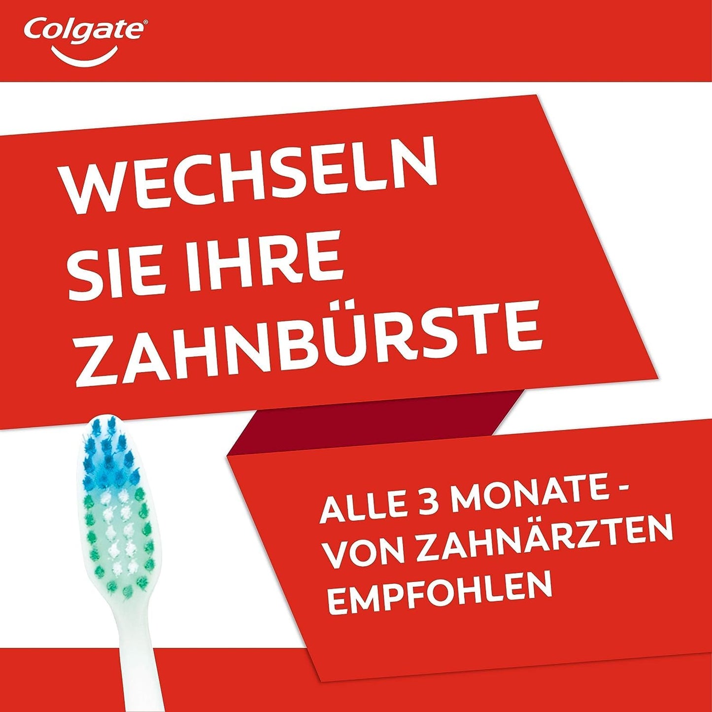 Colgate Tandenborstel 360° actieve kool, 1 stuk – met middelharde borstelharen en actieve kool voor een grondige tandreiniging – geïntegreerde wang- en tongreiniger