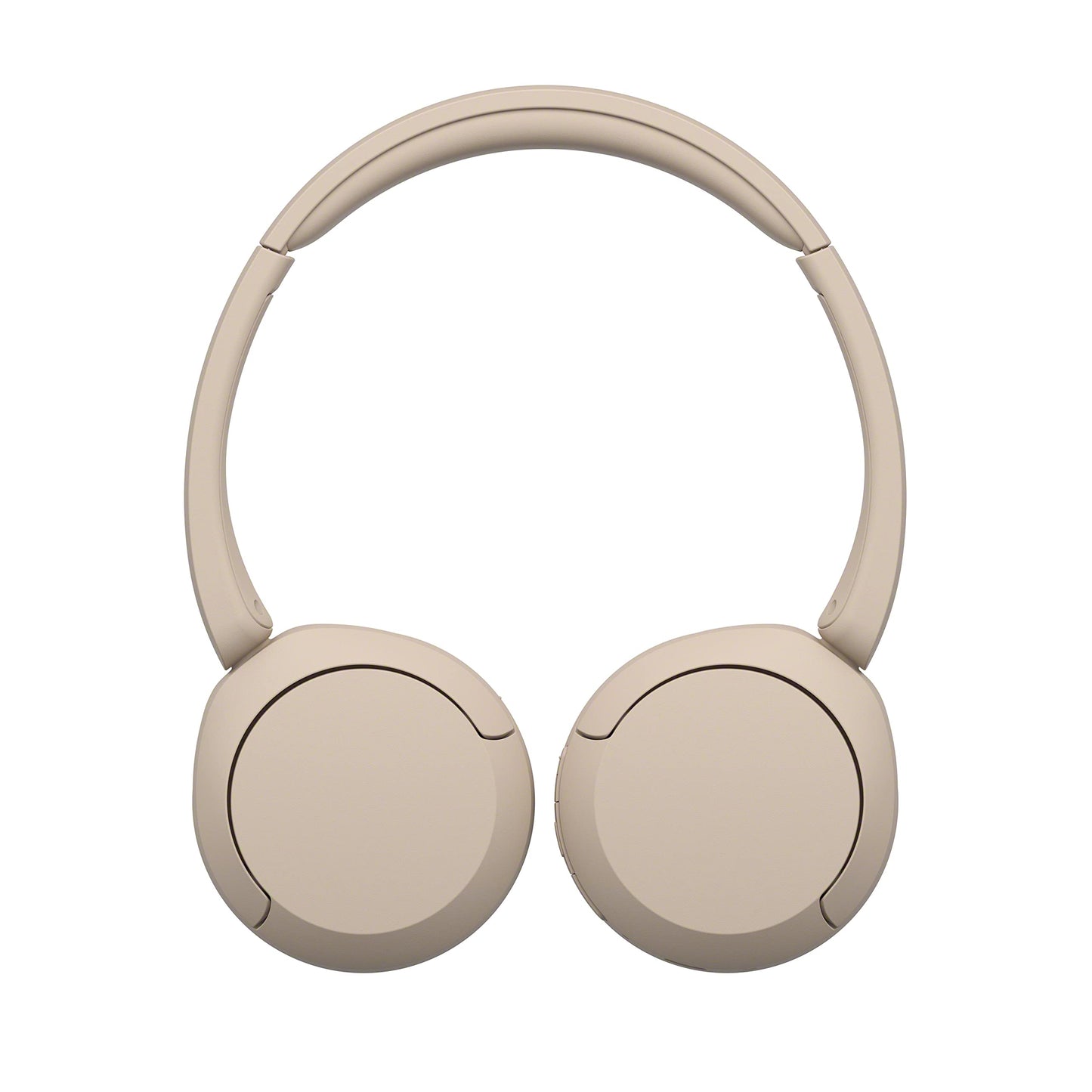 Sony WH-CH520 Draadloze Bluetooth-hoofdtelefoon, tot 50 uur batterijduur met snellaadfunctie, on-ear model, beige