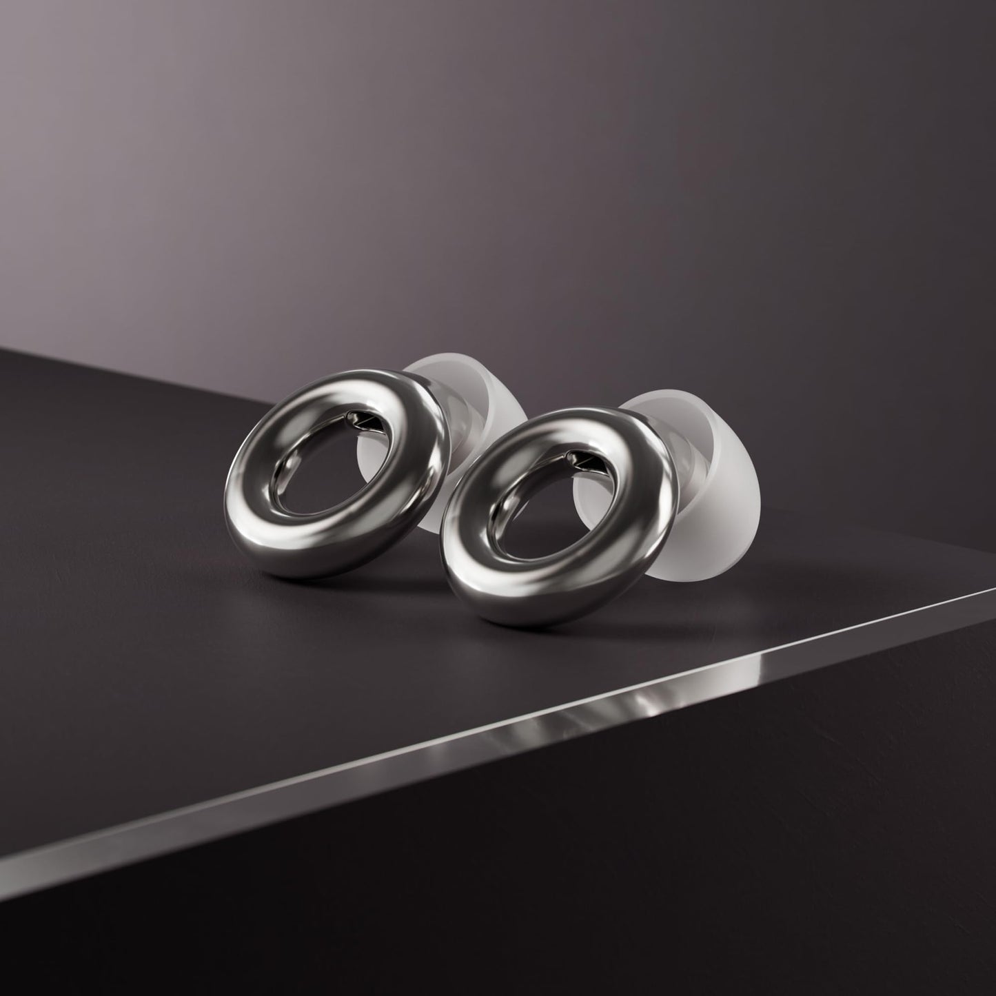 Loop Experience-oordopjes voor concerten – Gehoorbescherming met heldere geluidsweergave voor geluidsdemping, motorrijders, werk en gevoeligheid voor geluid - 8 dopjes – SNR 18 dB demping - Zilver