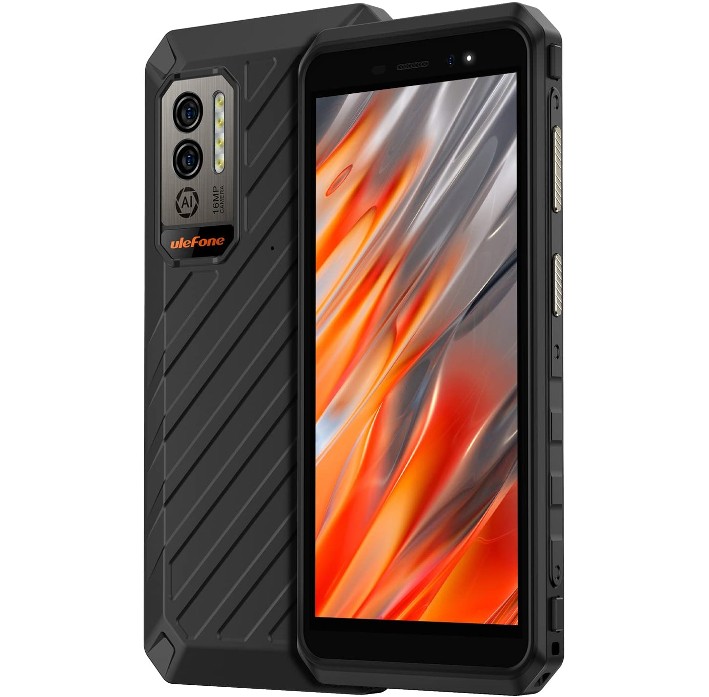 Ulefone Armor X11 Android 13 Outdoor Smartphone zonder abonnement, 8150 mAh accu, 3-kaartsleuven, 16 MP onderwatercamera, Helio A22 8 GB + 32 GB, 5,45 inch IP68 waterdichte mobiele telefoon, gezichtsontgrendeling, NFC GPS