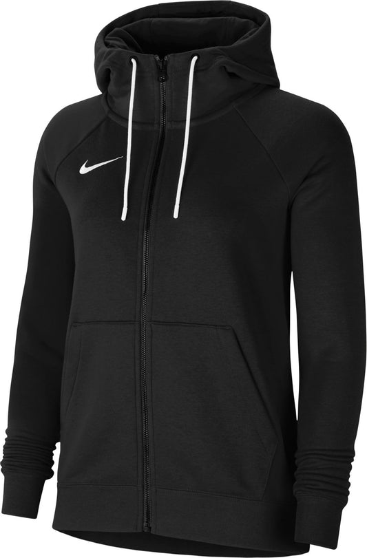 Nike Dames Sweater Met Capuchon W Nk Flc Park20 Fz Hoodie, Zwart/Wit/Wit, CW6955-010, XS