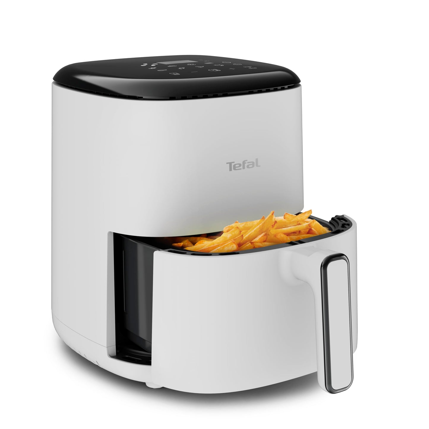 Tefal EY145A Easy Fry Compact heteluchtfriteuse 3 L, 3 liter inhoud, voor 1 tot 4 personen,tijd- en energiebesparend, digitaal bedieningspaneel, 10 automatische bereidingswijzen