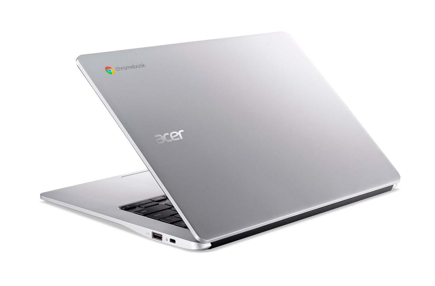 Acer Chromebook 314 (CB314-2H-K17E) Laptop | 14" HD Display | MediaTek Octa-Core ARM Cortex A73/A53 (MT8183) | 4 GB RAM | 64 GB eMMC | Mali-G72 MP3 GPU | Google ChromeOS | zilver