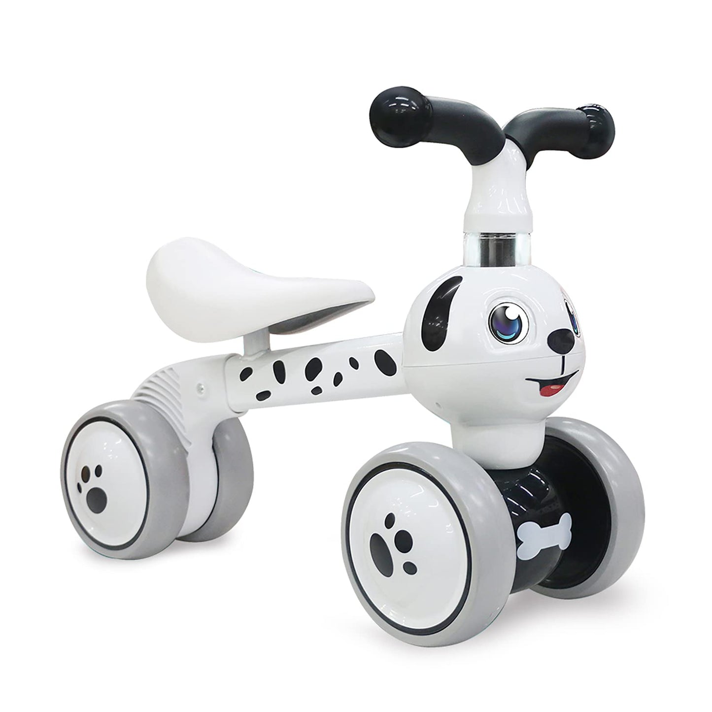 XIAPIA loopfiets voor kinderen voor kinderen van 1 jaar en ouder voor 10-36 maanden baby, TÜV goedgekeurd Eerste glijvoertuig cadeaus voor jongens/meisjes peuterspeelgoed (Dalmatiër)