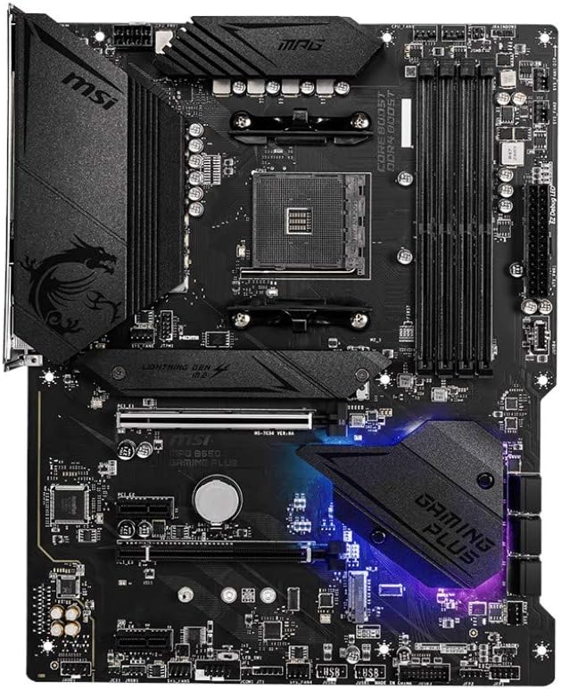 MSI compatible MPG B550 Gaming Plus, AMD B550 Mainboard - Sockel AM4