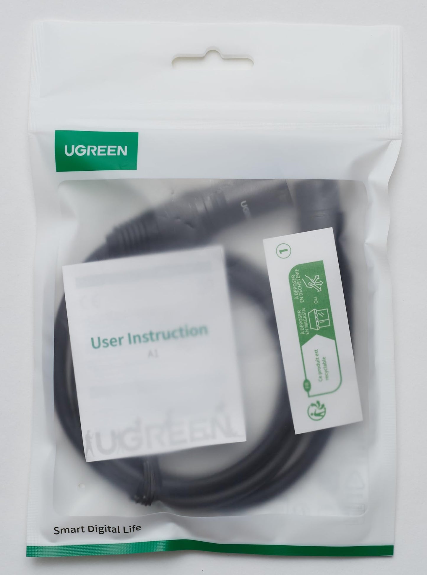 UGREEN XLR Kabel XLR naar XLR Microfoon Kabel Compatibel met Microfoon Luidspreker Mixer Camerer Versterker enz. (1M)