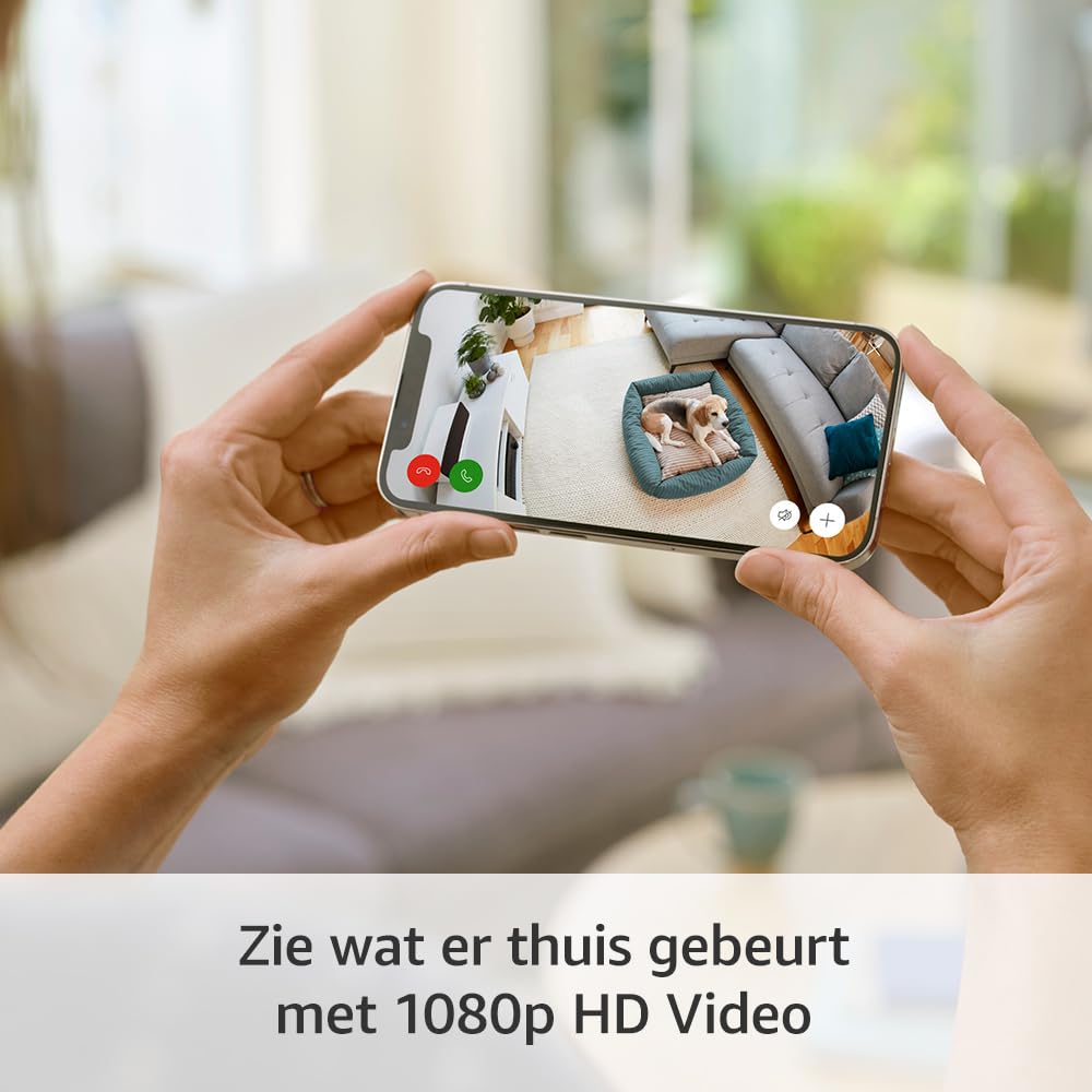 Maak kennis met de Ring Indoor Camera (2de generatie) van Amazon | huisdiercamera met stekker | 1080p HD, tweerichtingsspraak, privacykap, zelf te installeren | gratis 30 dagen Ring Protect op proef