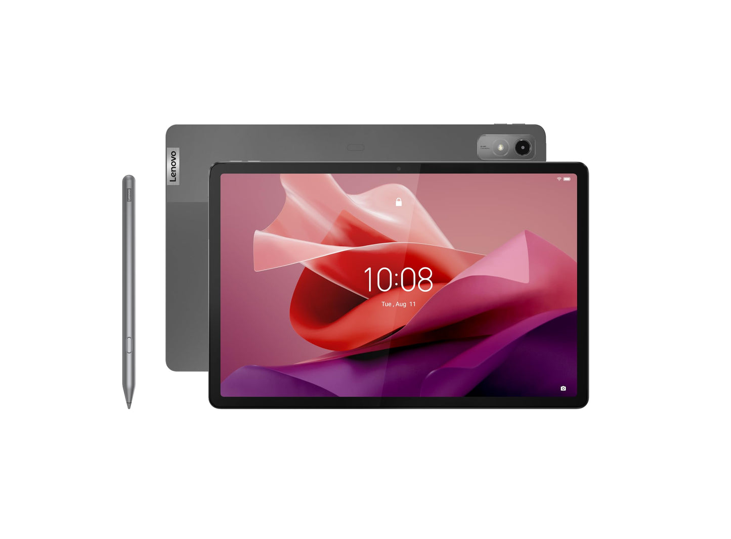 Lenovo Tab P12 Tablet, 12,7 inch 3K Touch Display, MediaTek Dimensity 7050, 8 GB RAM, 128 GB SSD, Android 13, grijs, incl. Lenovo Tab Pen Plus