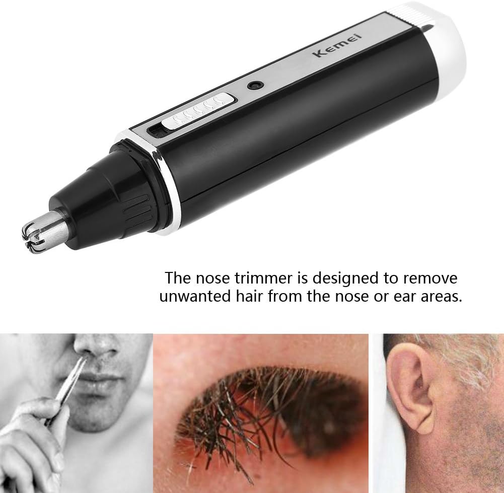 4-in-1 Neushaartrimmer - Oorbaardhaar Wenkbrauwtrimmerset Draagbare Elektrisch Scheren Oor- en Neushaartrimmer Clipper Waterdicht Wenkbrauw- en Gezichtshaartrimmer voor Mannen Vrouwen