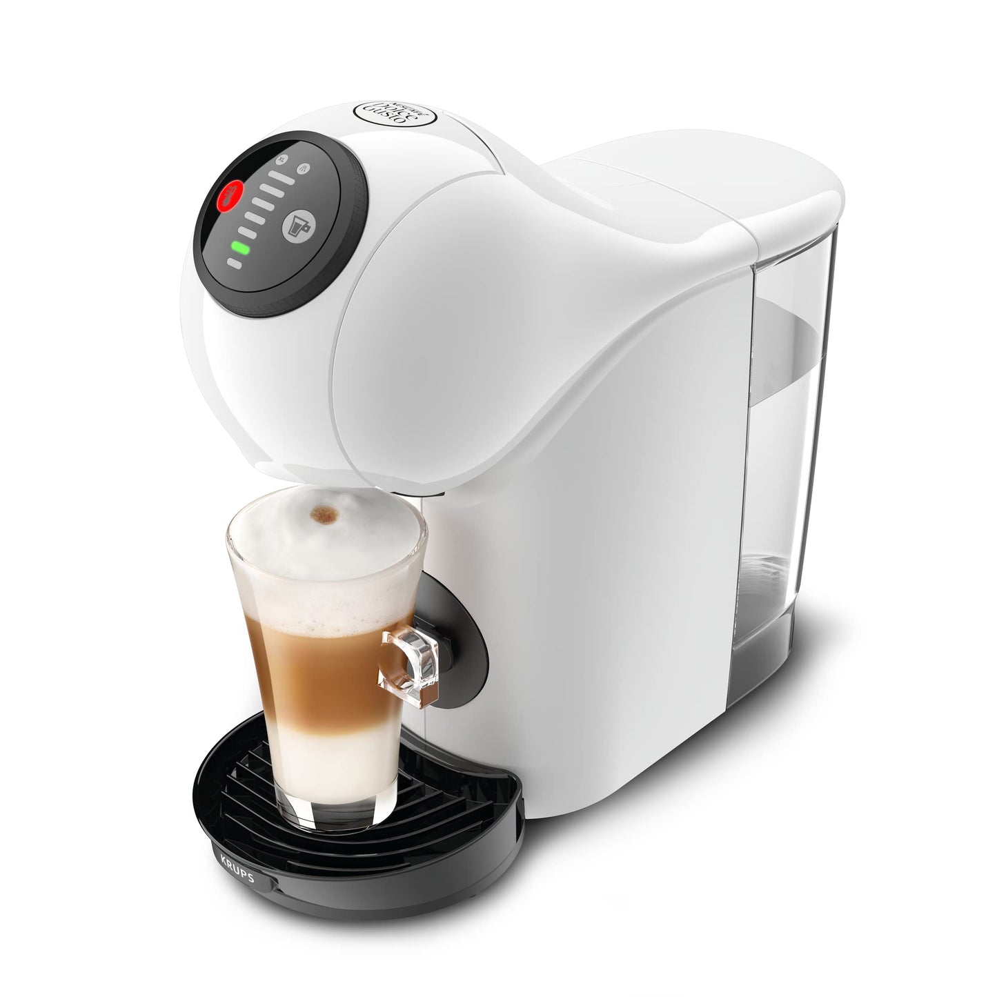 Krups NESCAFÉ Dolce Gusto KP2431 Genio S Automatische koffiemachine voor capsules wit, 15 bar, snelle en gemakkelijke bereiding, warme & koude dranken, waterreservoir van 0,8 liter, eco-modus