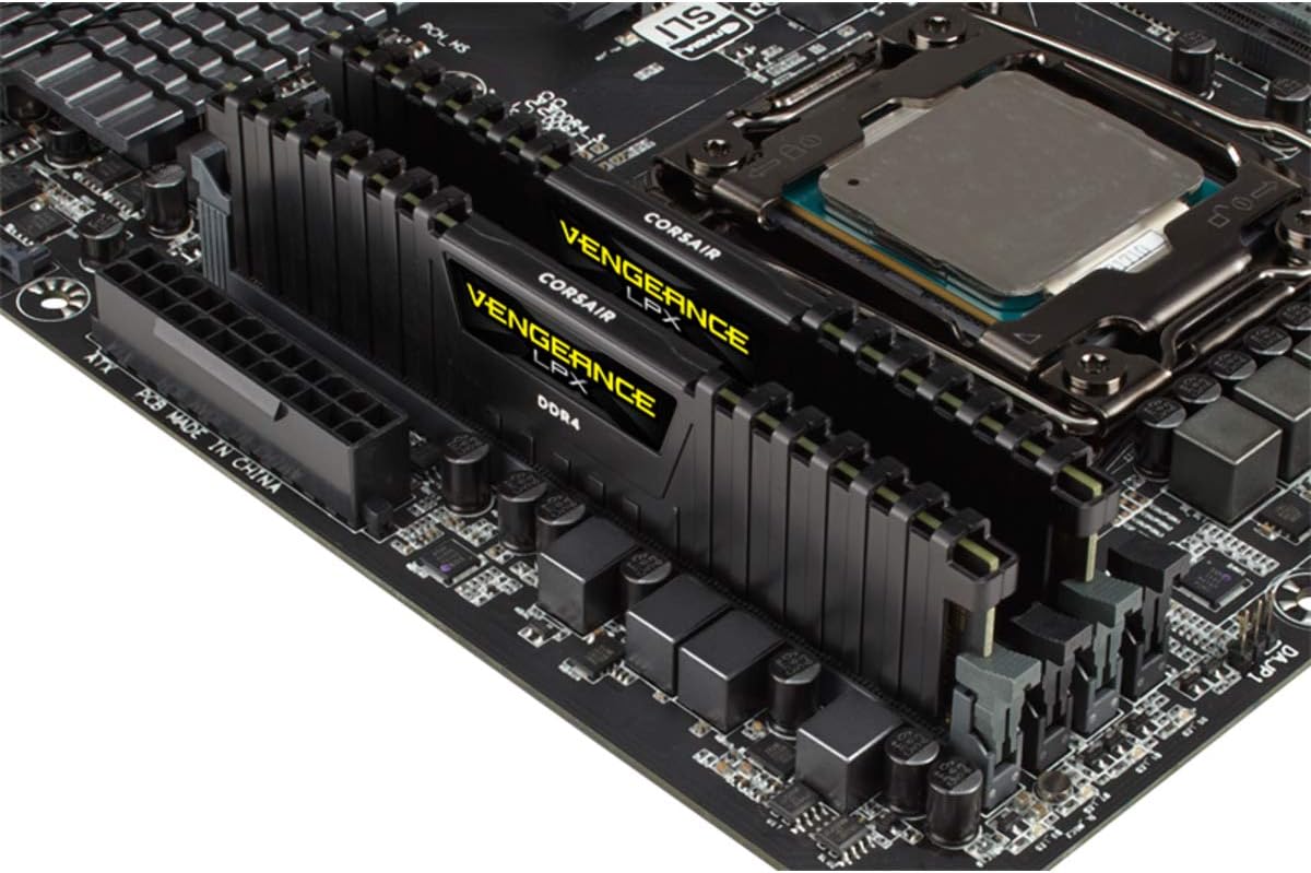 Corsair Vengeance LPX 32 GB (2 x 16 GB) DDR4 3600 (PC4-28800), werkgeheugen AMD C18, 1,35 V, zwart