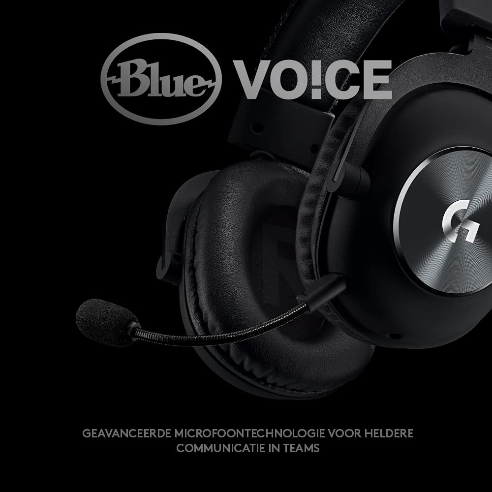 Logitech G PRO X Gaming Headset (2nd Generation) met Blue VO!CE, DTS Headphone:X 7.1 en 50 mm PRO-G Drivers (voor PC, PS5, PS4, Switch, Xbox Series X|S, Xbox One, VR)