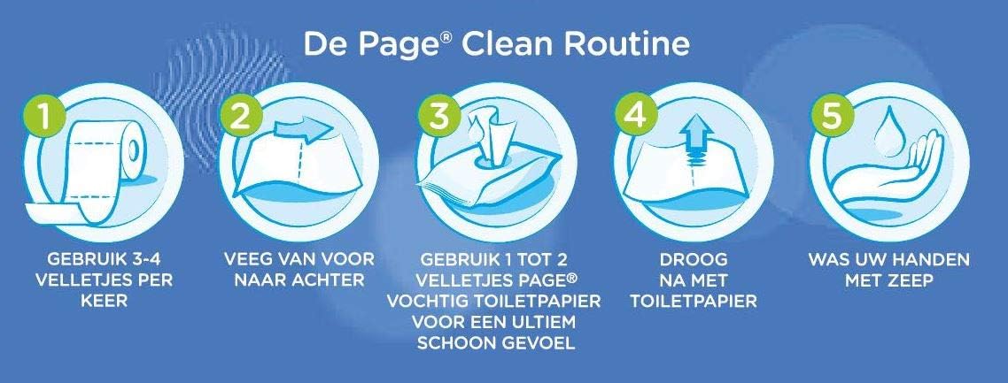 Page wc papier - Compleet Schoon toiletpapier - 24 Rollen - Voordeelverpakking