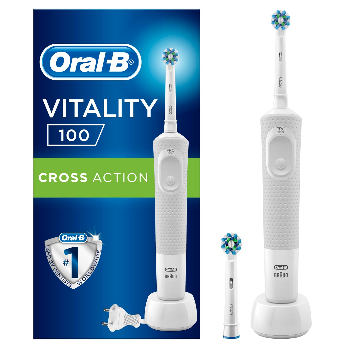 Oral-B Vitality 100 Elektrische Tandenborstel Wit Powered By Braun