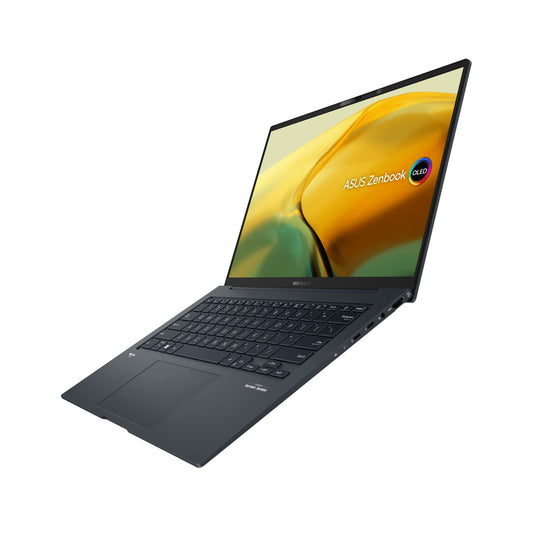 ASUS Zenbook 14X OLED-laptop, 14,5 inch WQXGA+ 120Hz oled-display, Intel Core i9-13900H, 16 GB RAM, 1 TB SSD, Intel Iris Xe, Windows 11, QWERTZ toetsenbord, Inkwell Gray