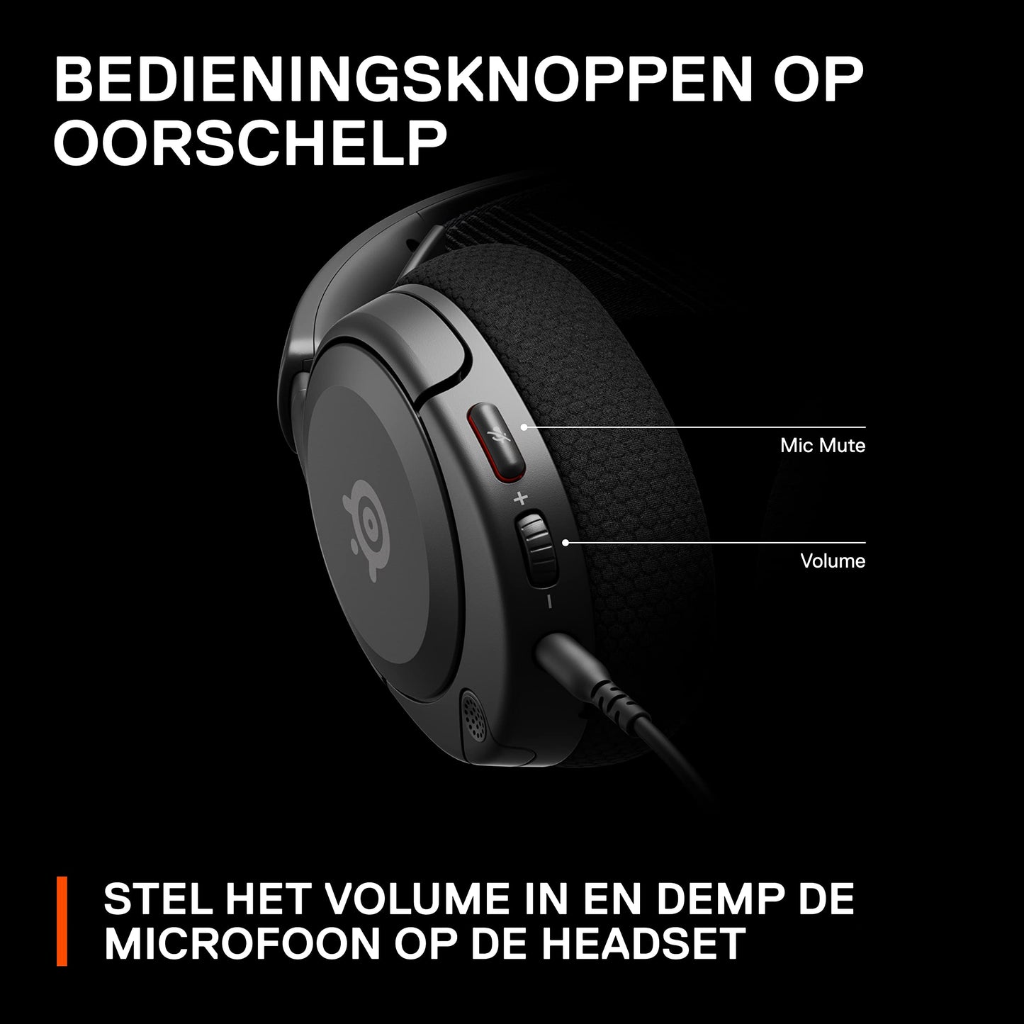 SteelSeries Arctis Nova 1 - Multi-systeem gamingheadset - HiFi-drivers - 360° ruimtelijke audio - Memory Foam-oorkussens - Ultralichtgewicht - PC, PS5, PS4, Switch, Xbox - Zwart