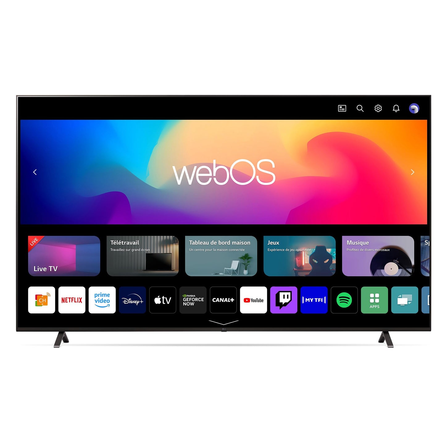 LG 86UR76006LC 2.18 m (86") 4K Ultra HD Smart TV Wi-Fi Black