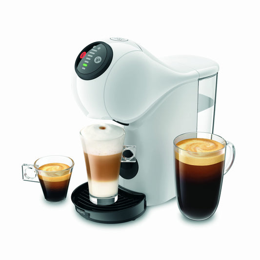 Krups NESCAFÉ Dolce Gusto KP2431 Genio S Automatische koffiemachine voor capsules wit, 15 bar, snelle en gemakkelijke bereiding, warme & koude dranken, waterreservoir van 0,8 liter, eco-modus